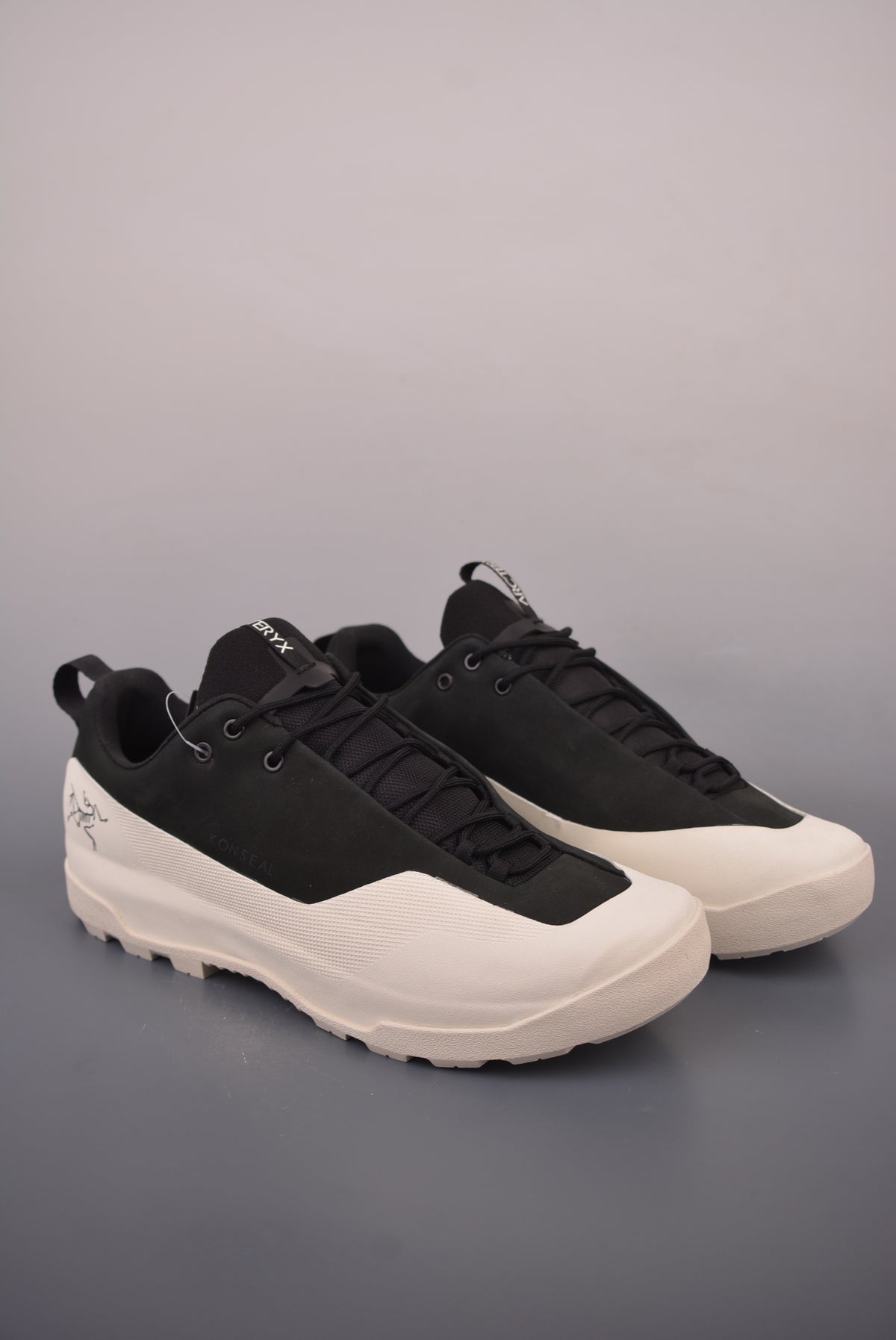 Arc’teryx Black and Off-White Low-Top Lace-Up Shoes
