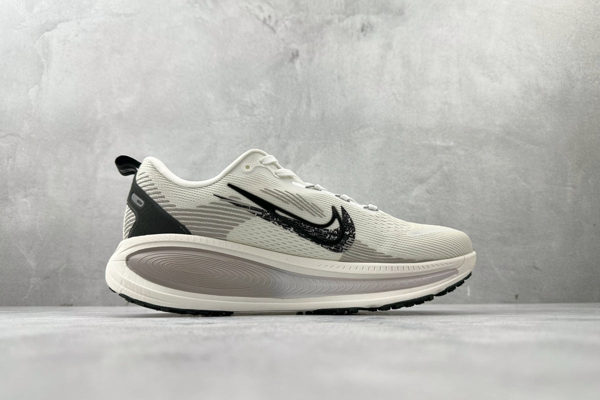 Nike Vomero 18 Sneakers – White with Black RUN Graphic