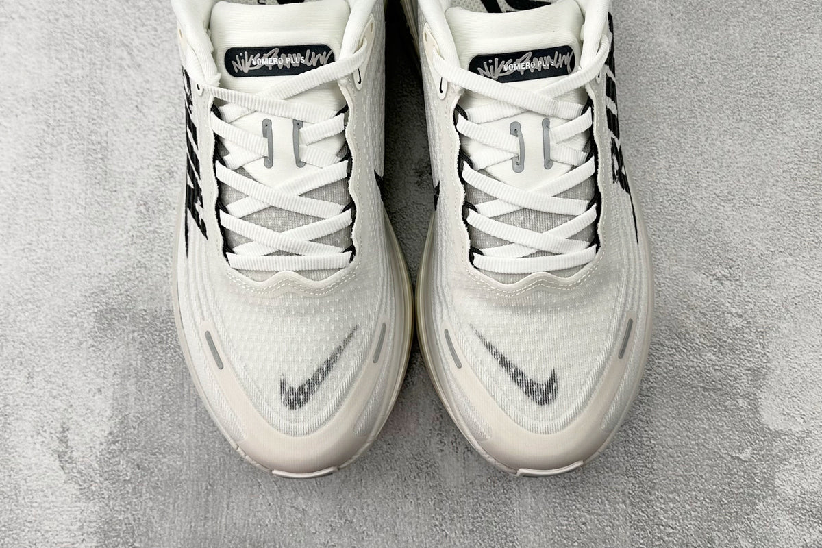 Nike Vomero Plus "Reverse Swoosh" Running Shoes – White