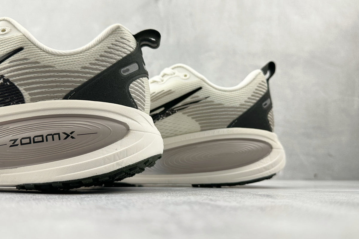 Nike Vomero 18 Sneakers – White with Black RUN Graphic