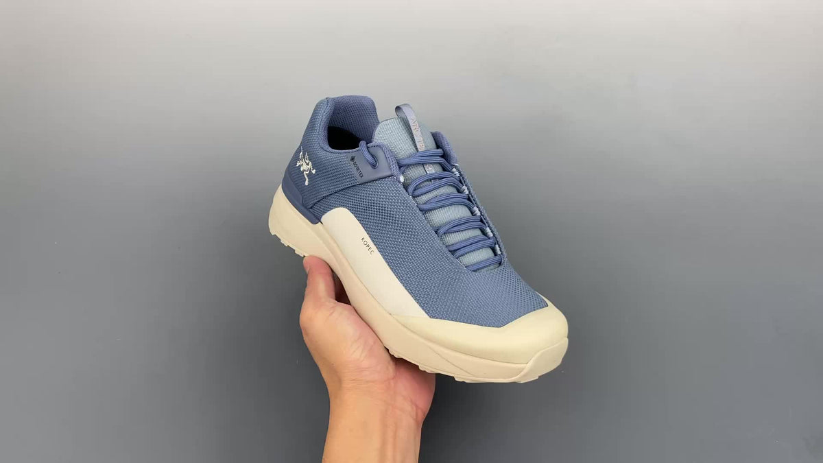Arc'teryx Norvan GTX Men's Trail Running Shoes - Off-White / Blue