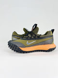 Nike ACG Grid Sneakers - Olive Green & Orange