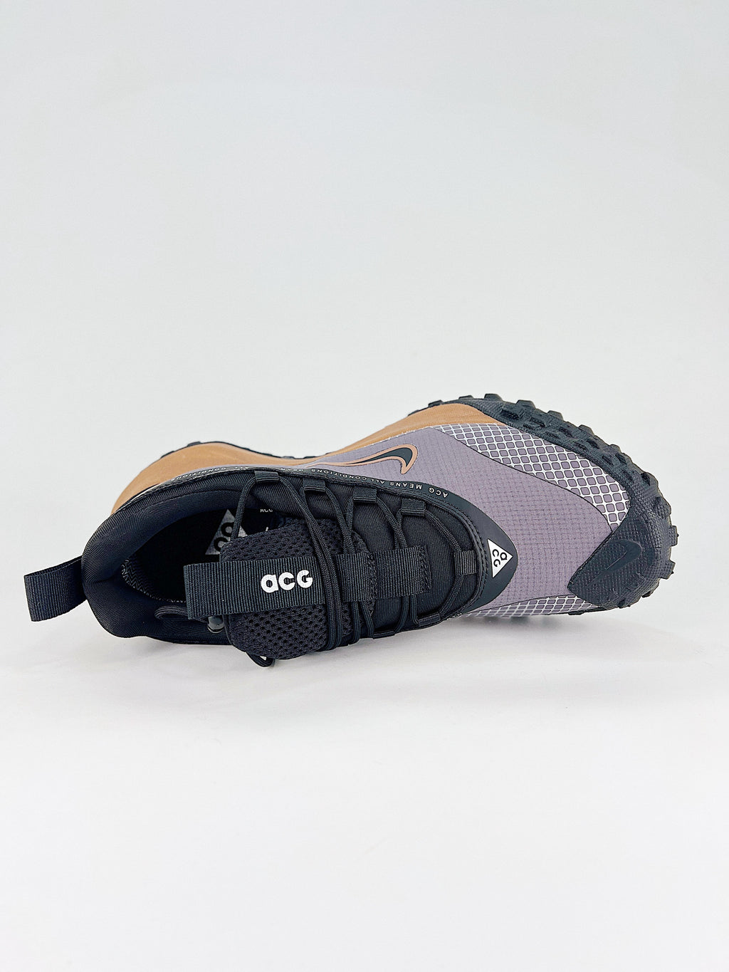 Nike ACG Grid Sneakers - Gray & Tan