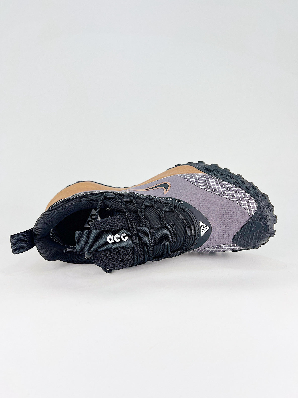 Nike ACG Grid Sneakers - Gray & Tan