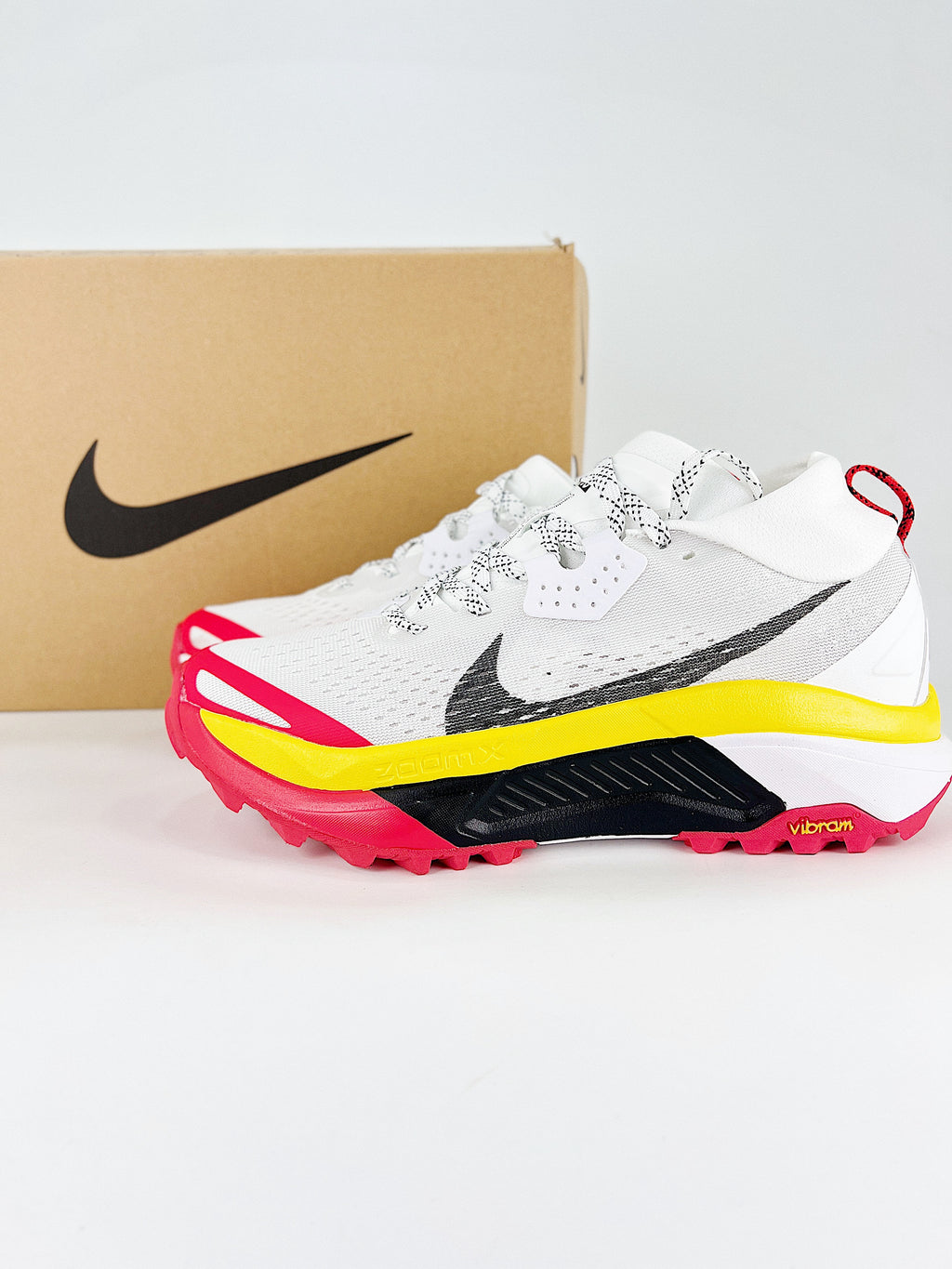Nike ACG Sneakers - White, Black, Yellow & Red