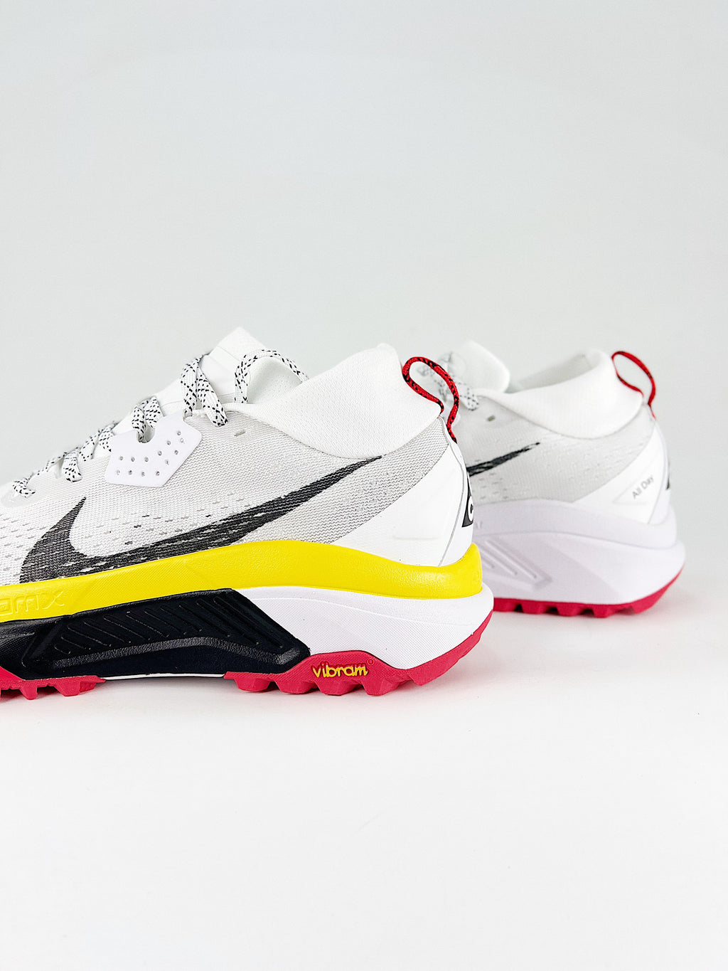 Nike ACG Sneakers - White, Black, Yellow & Red