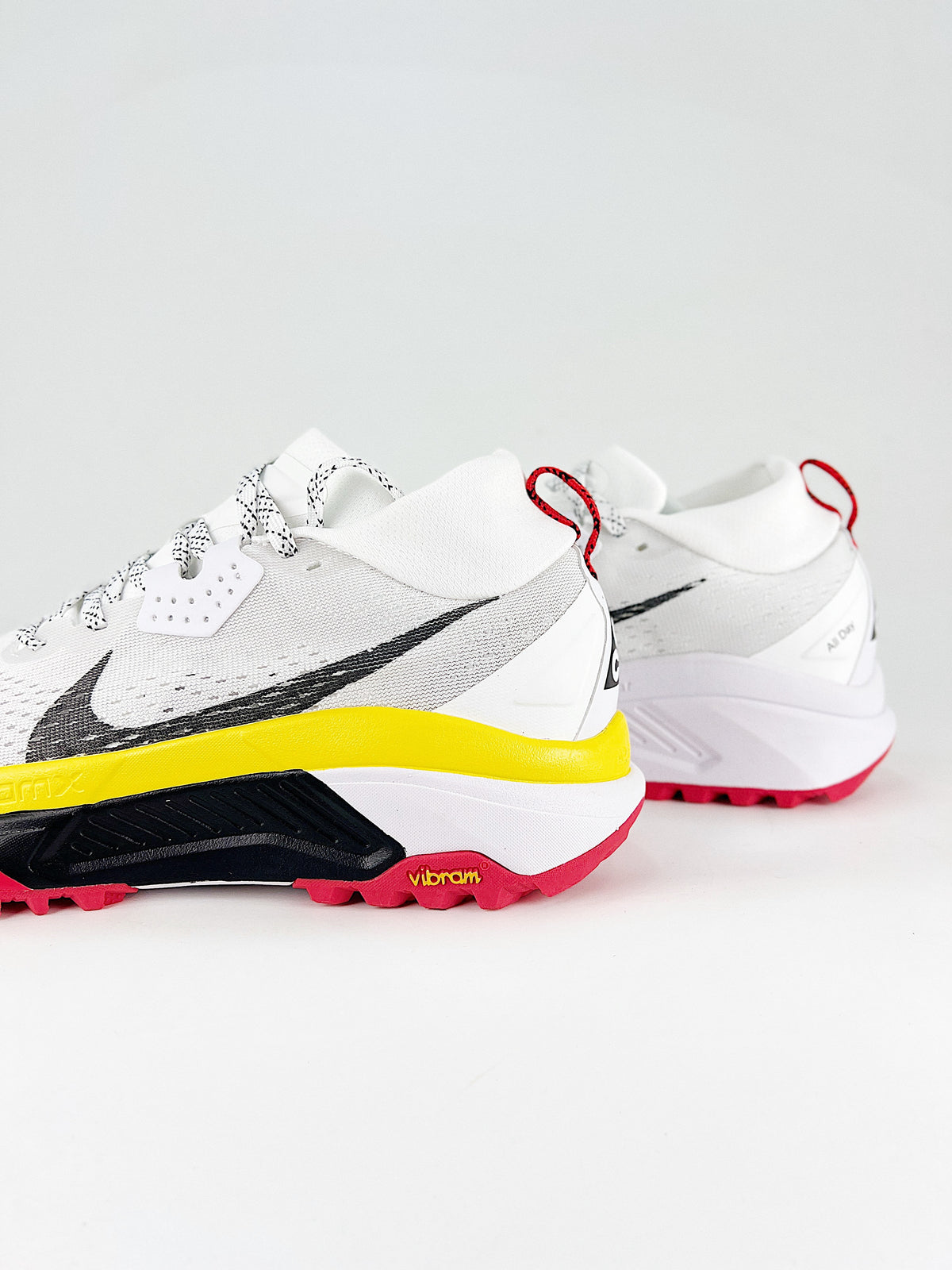 Nike ACG Sneakers - White, Black, Yellow & Red