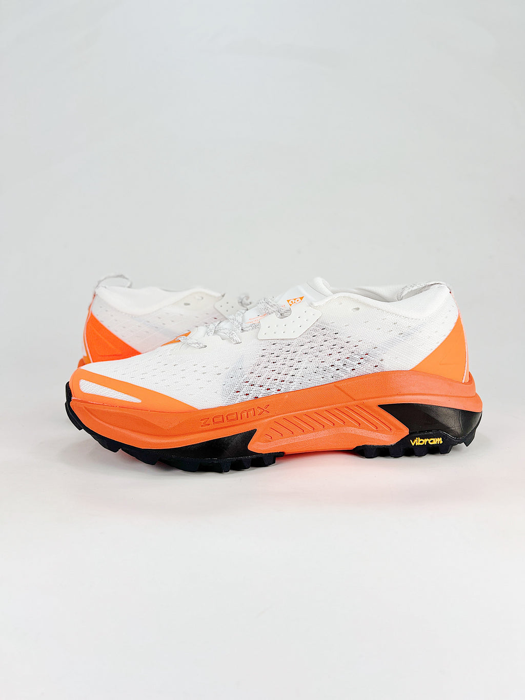 Nike ACG ZoomX Trail Running Shoes - White & Orange