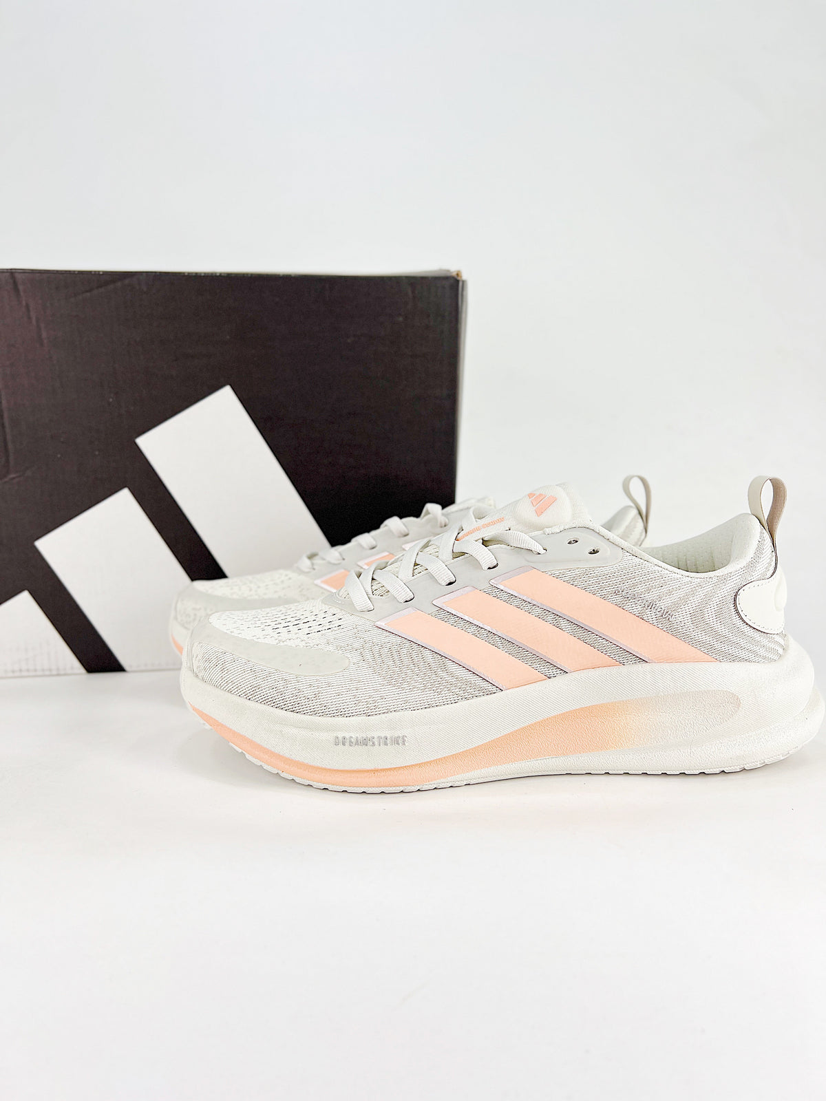 Adidas Supernova Rise 2 Running Shoes - White & Peach