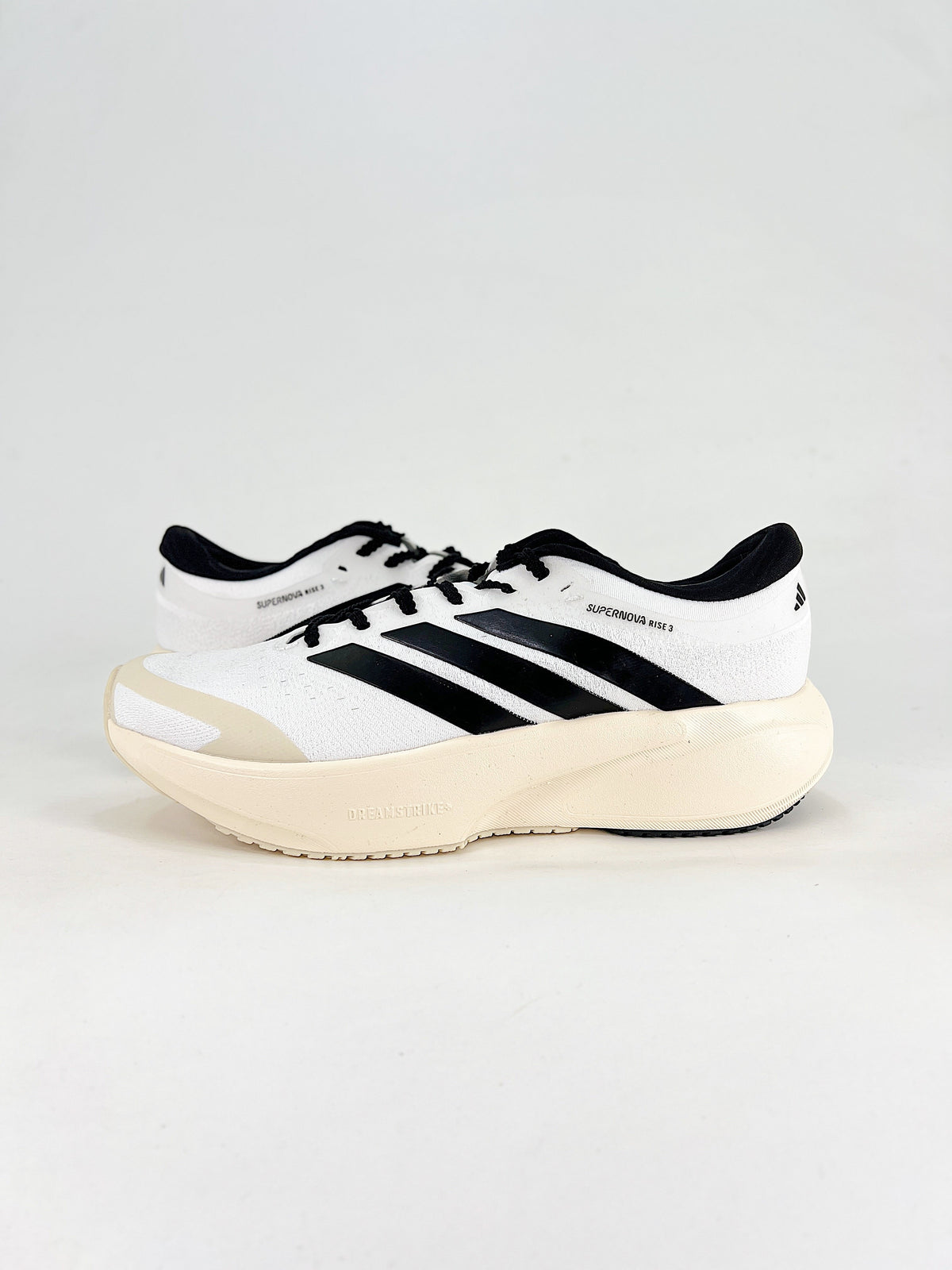 Adidas Supernova Rise 3 Running Shoes - White, Black & Cream