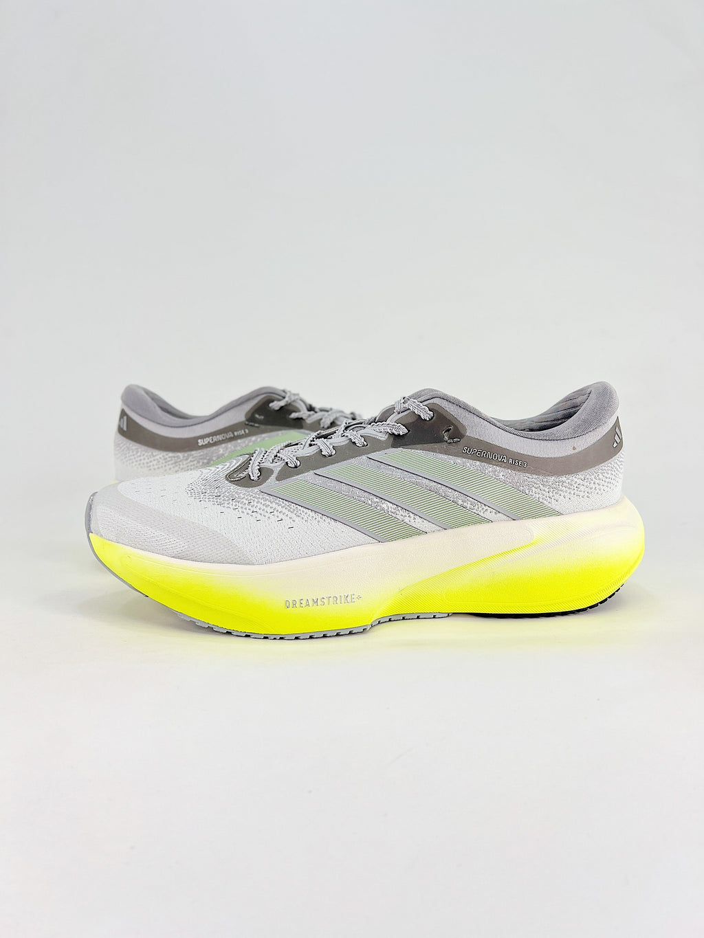 Adidas Supernova Rise 3 Running Shoes - Gray & Neon Yellow
