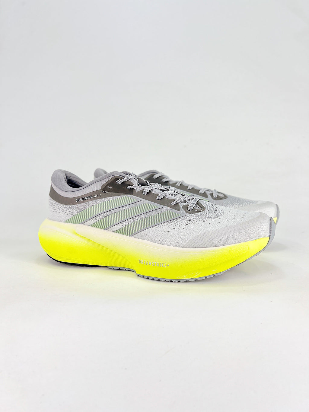 Adidas Supernova Rise 3 Running Shoes - Gray & Neon Yellow
