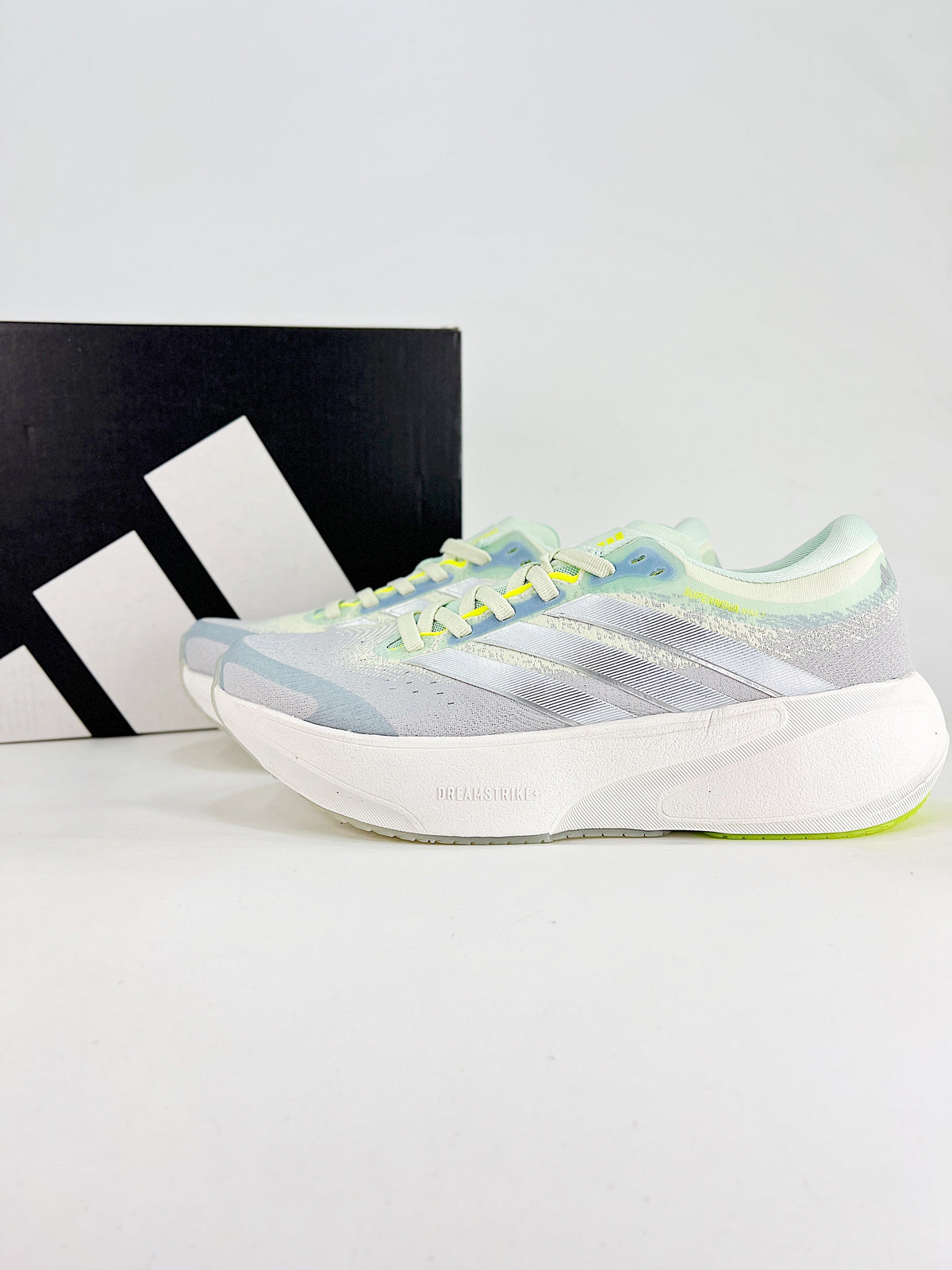 adidas Supernova Rise 3 Running Shoes - Light Gray/Mint Green