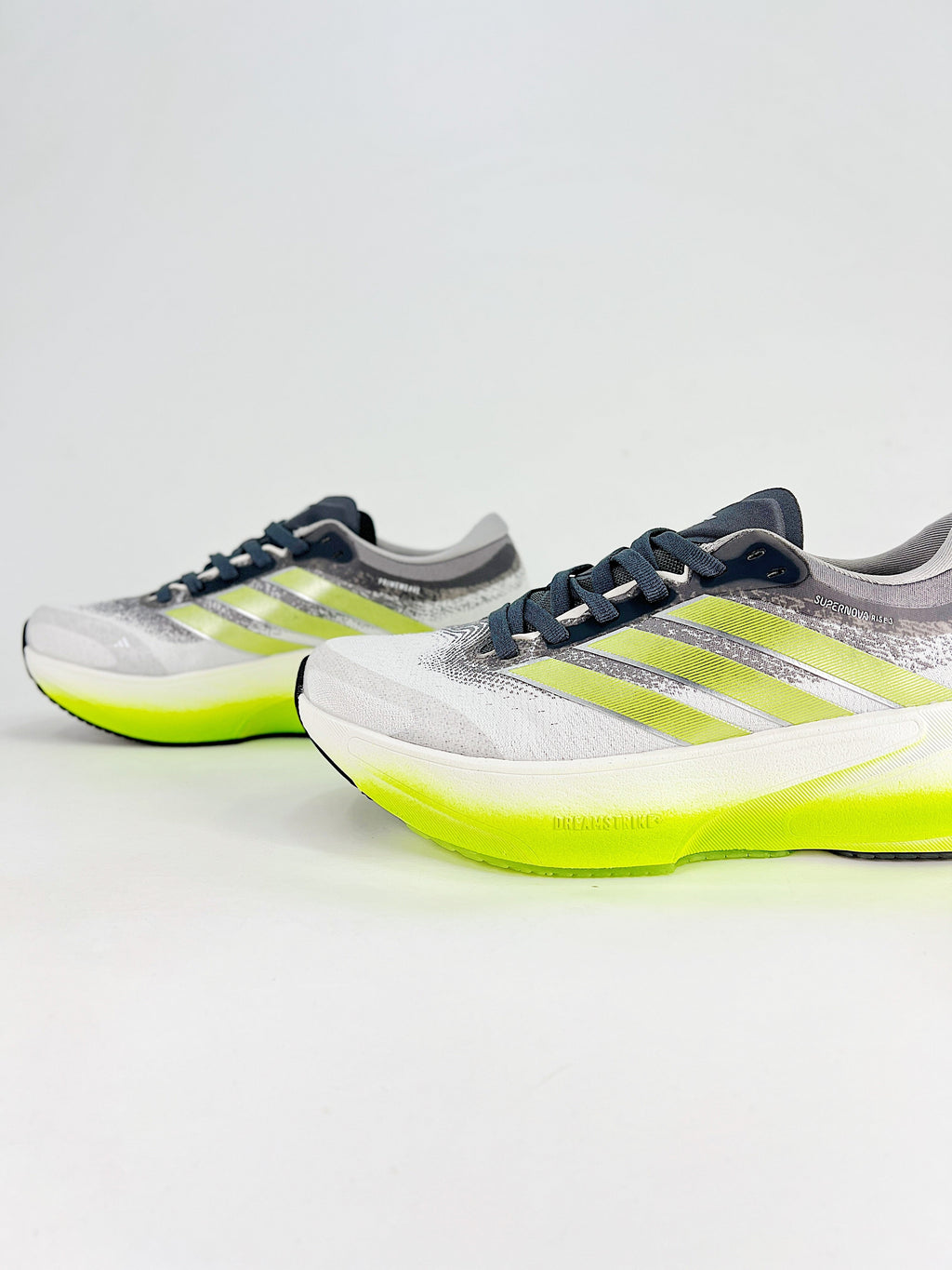 adidas Supernova Rise 3 Running Shoes - White/Gray/Neon Yellow