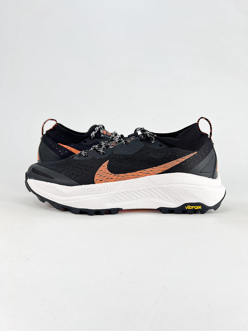Nike ACG ZoomX Trail Running Shoes - Black, Orange & White