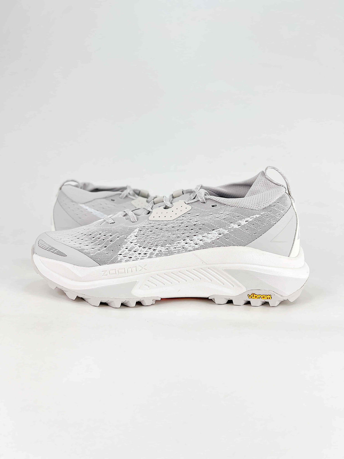 Nike ACG ZoomX Trail Running Shoes - Light Gray & White