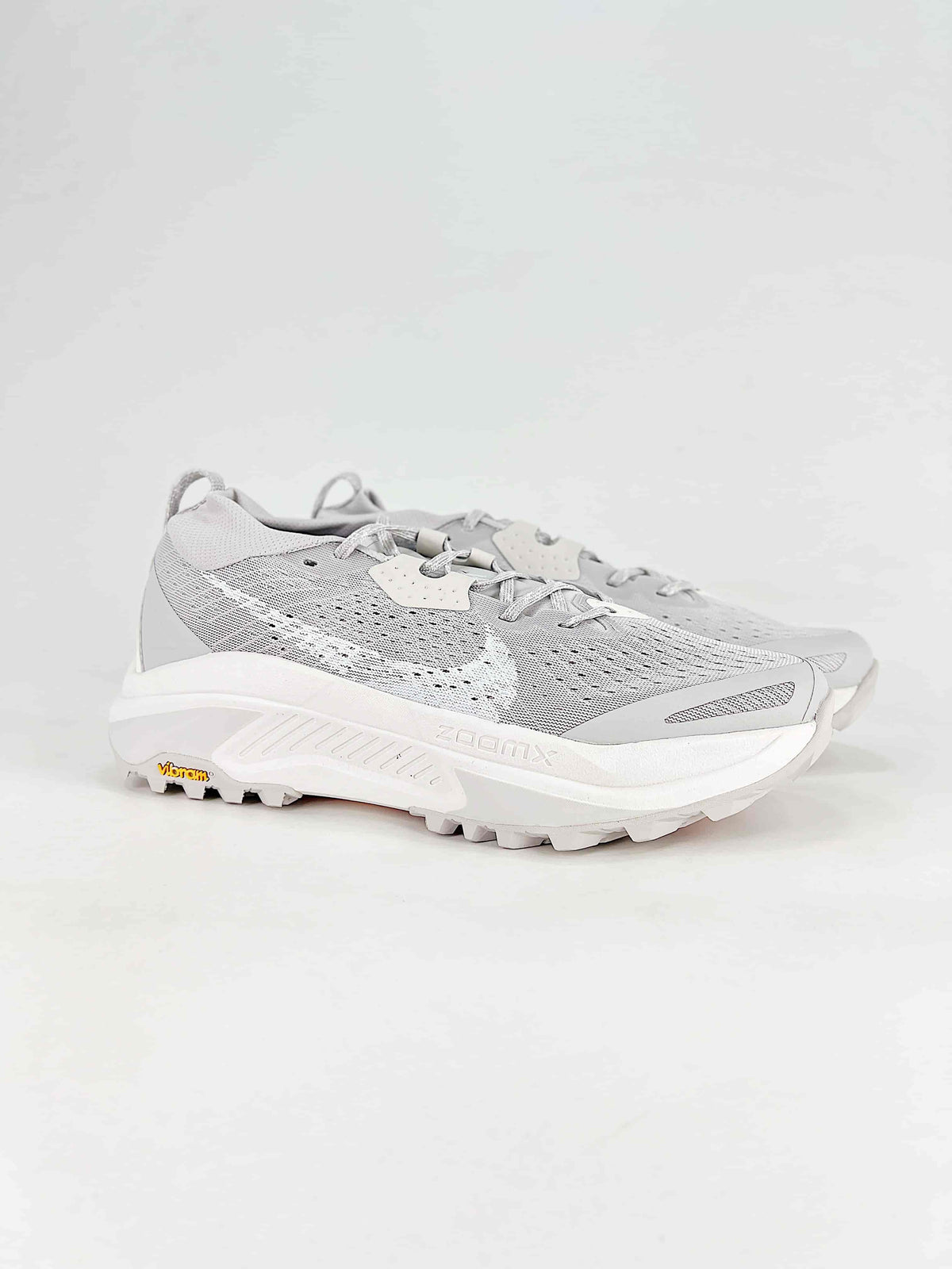 Nike ACG ZoomX Trail Running Shoes - Light Gray & White