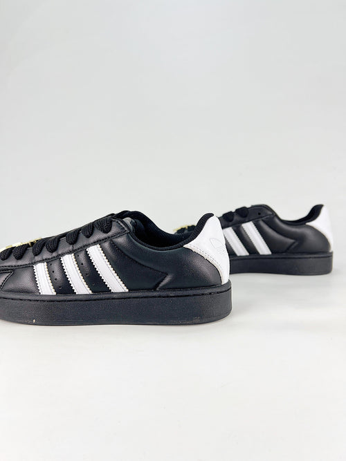 Adidas Black White Thick Sole Superstar Sneaker