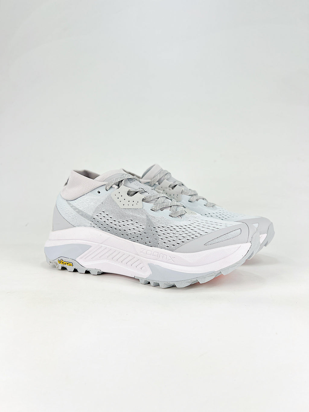 Nike ACG ZoomX Trail Running Shoes - Light Gray & White