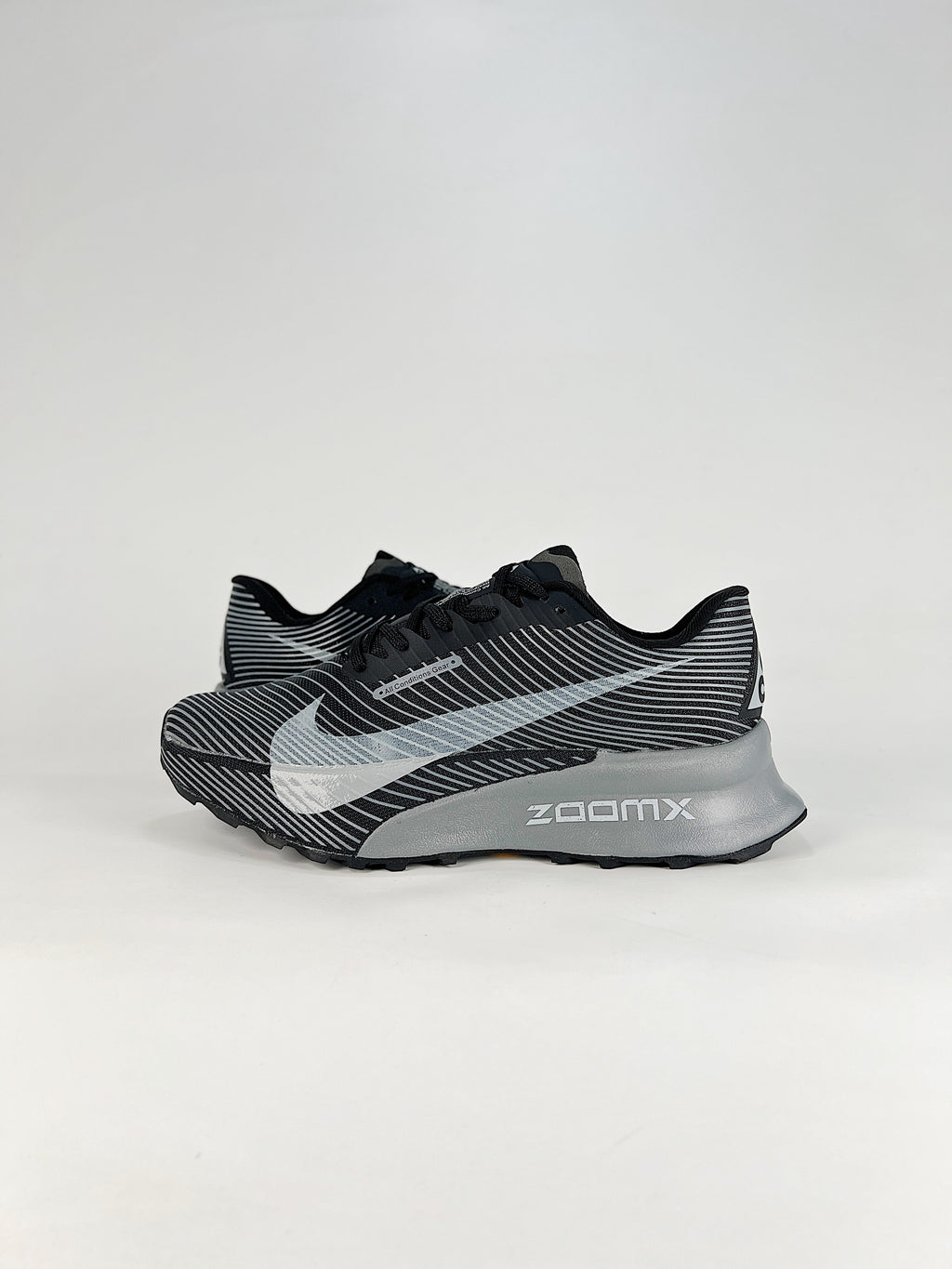 Nike ACG ZoomX Trail Running Shoes - Black & Gray