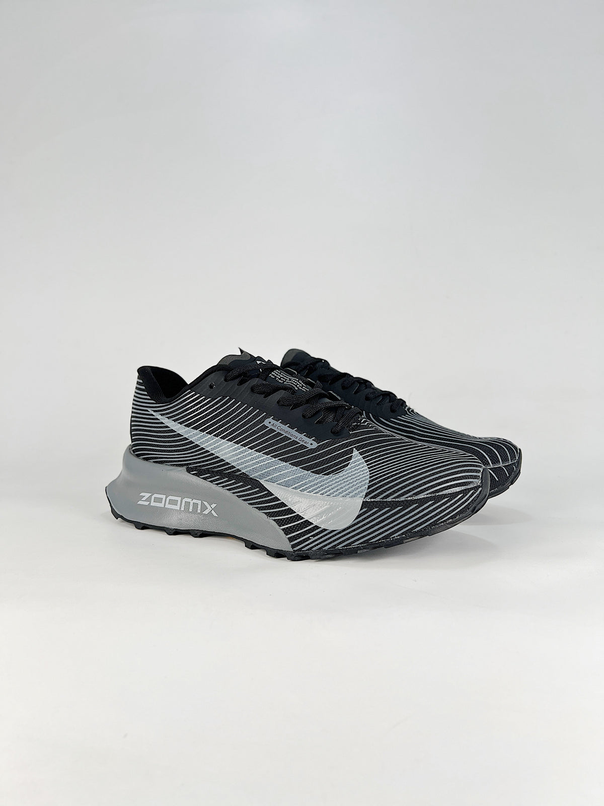 Nike ACG ZoomX Trail Running Shoes - Black & Gray