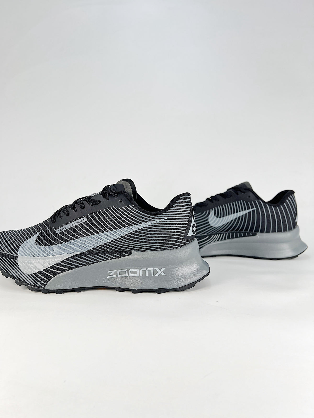 Nike ACG ZoomX Trail Running Shoes - Black & Gray