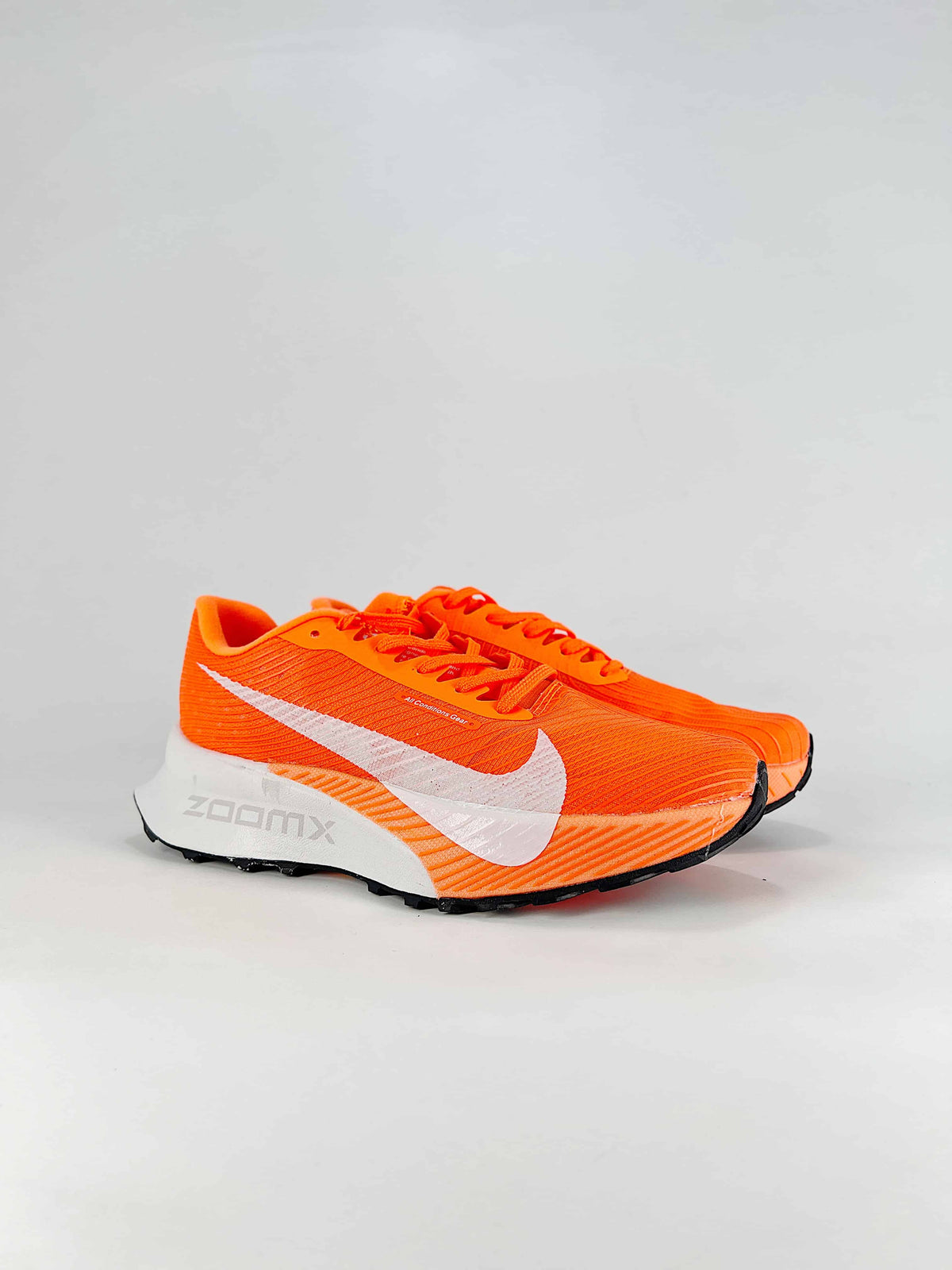 Nike ACG ZoomX Trail Running Shoes - Bright Orange & White