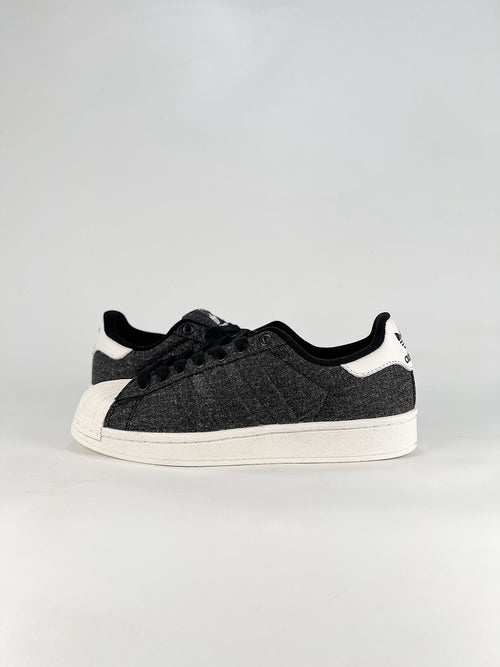Adidas Black Denim Superstar Sneaker