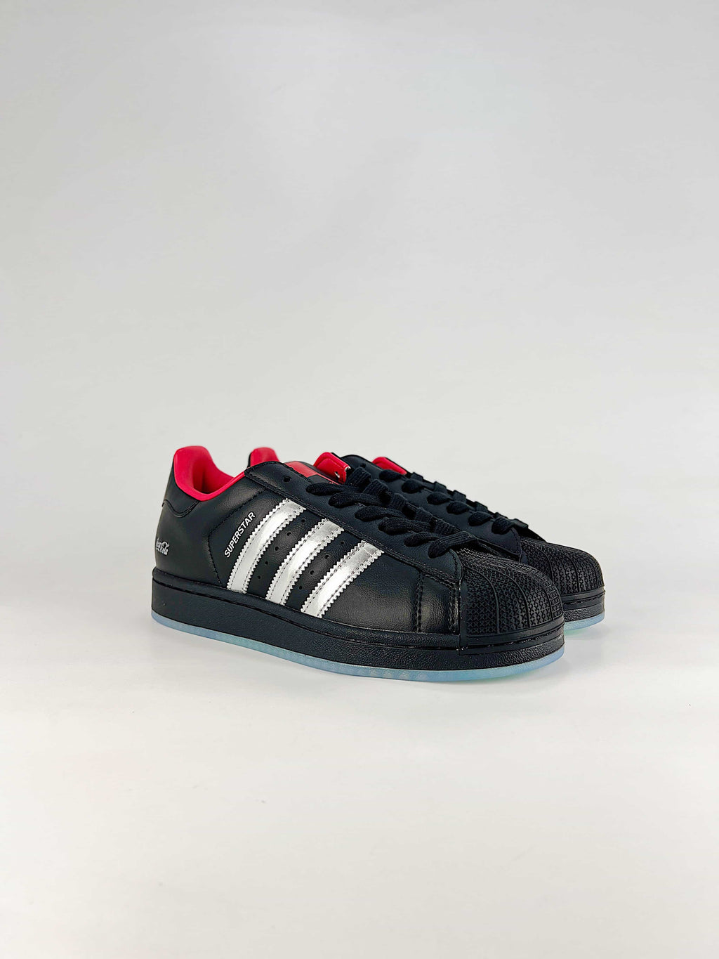 adidas Superstar Sneakers - Black with Coca-Cola Detail