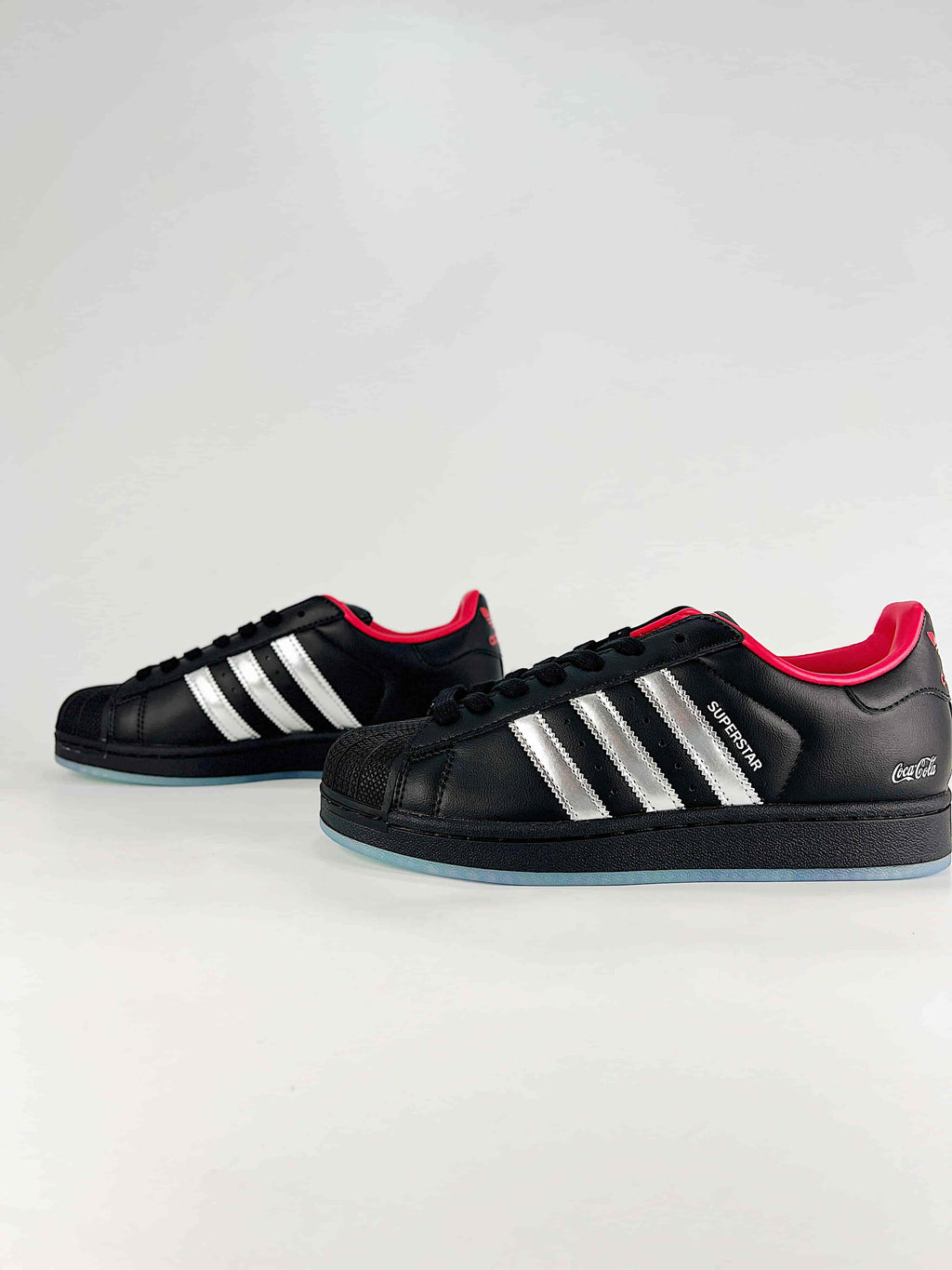 adidas Superstar Sneakers - Black with Coca-Cola Detail