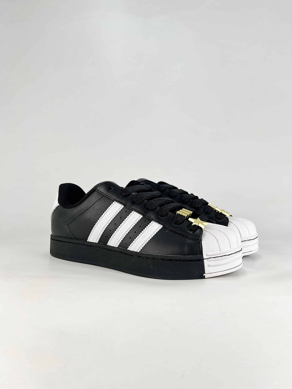 Adidas Black White Split Superstar Sneaker