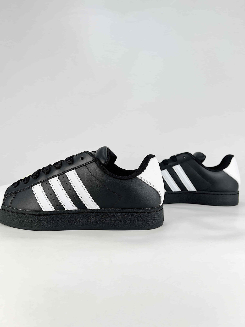 Adidas Black White Split Superstar Sneaker