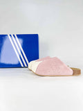 adidas Superstar Suede Slippers - Pink with Cork Sole