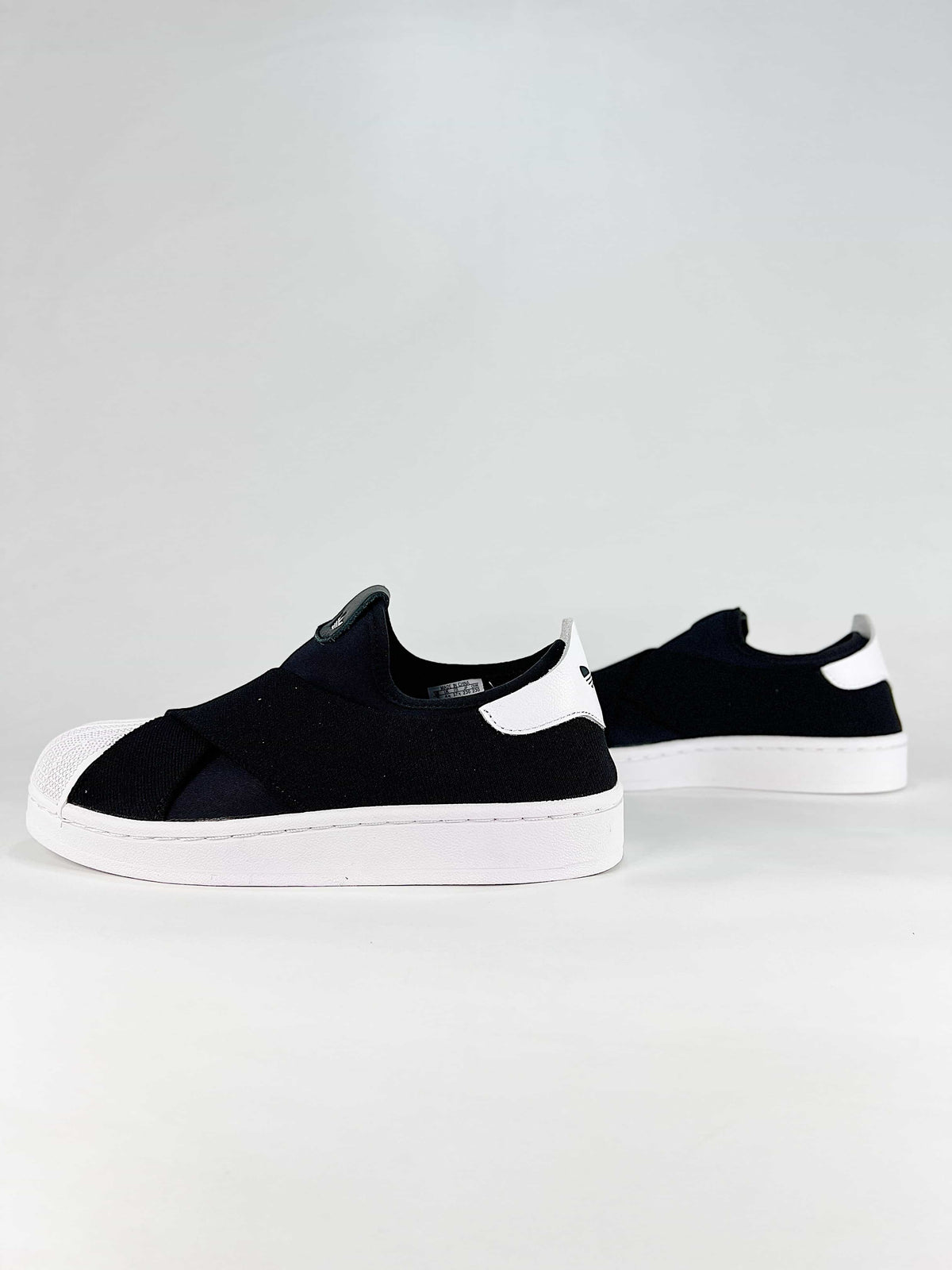 adidas Superstar Cross-Strap Slip-On Sneakers - Black/White