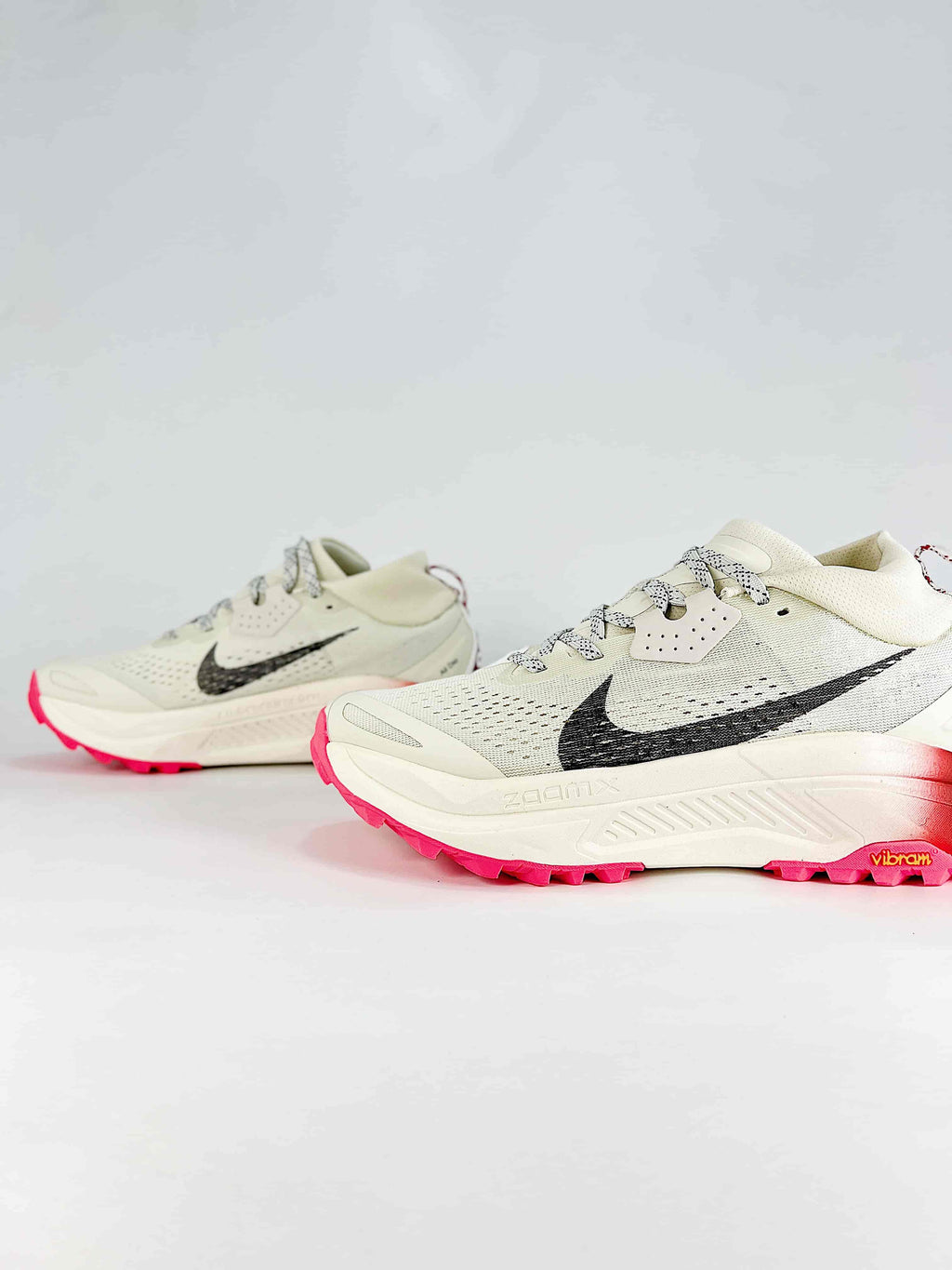Nike ACG ZoomX Trail Running Shoes - Cream, Black & Pink