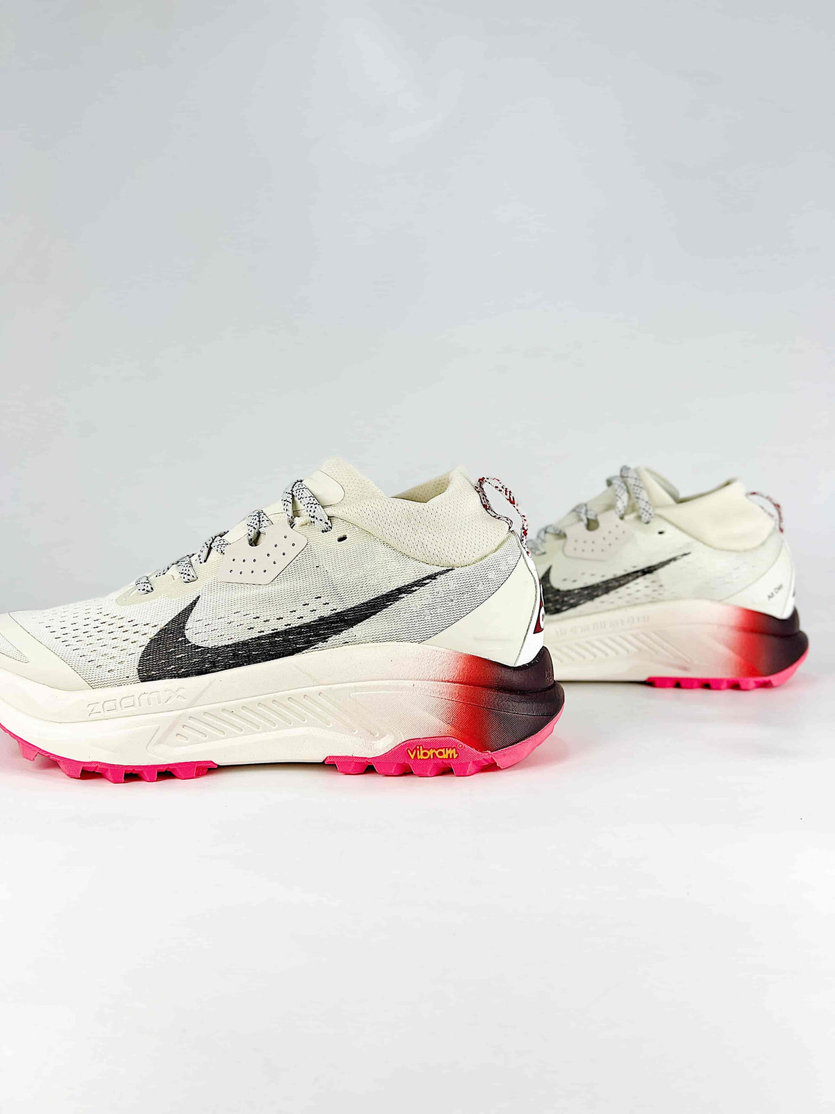 Nike ACG ZoomX Trail Running Shoes - Cream, Black & Pink