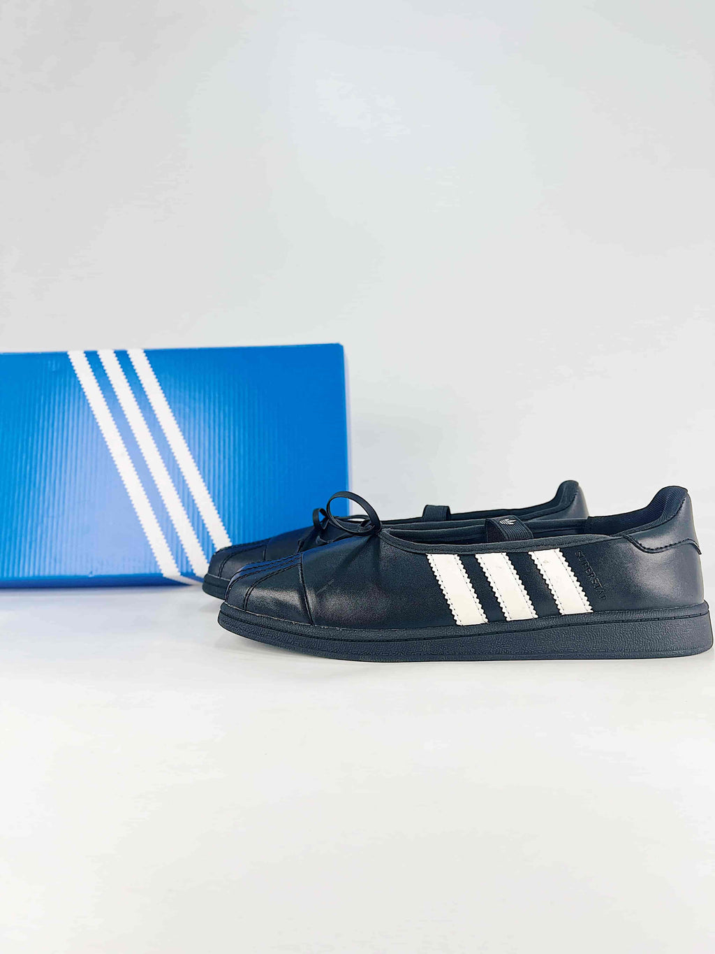 adidas Superstar Mary Jane Ballet Sneakers - Black