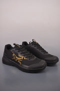 Arc’teryx Low-Top Lace-Up Shoes in Black with Gold Logo