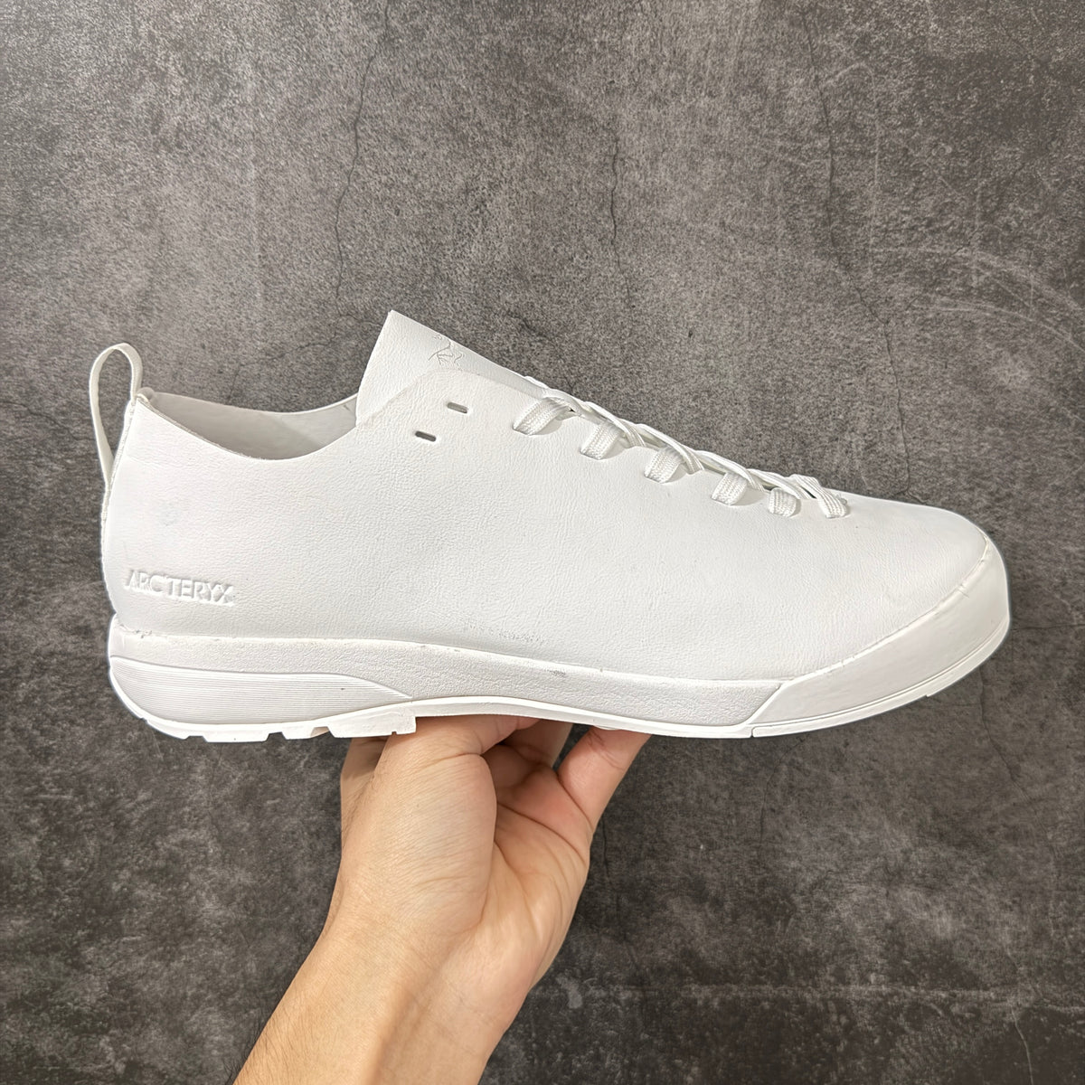 Arc’teryx All-White Low-Top Lace-Up Shoes