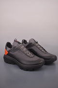 Arc’teryx Charcoal Low-Top Lace-Up Shoes with Orange Heel Panels