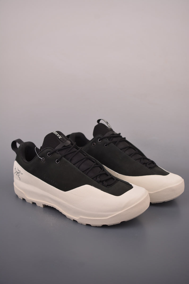 Arc’teryx Black and Off-White Low-Top Lace-Up Shoes