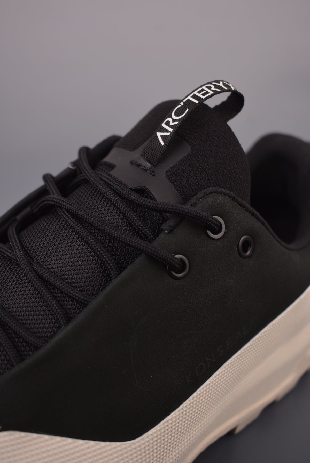 Arc’teryx Black and Off-White Low-Top Lace-Up Shoes
